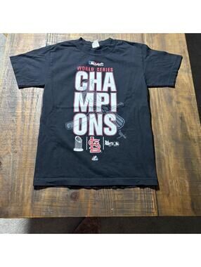 Vintage 2006 St Louis Cardinals World Series Champions T Shirt Size S
